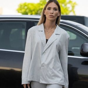 THEAD.  MADDY BLAZER  Jassen  dames Zilver