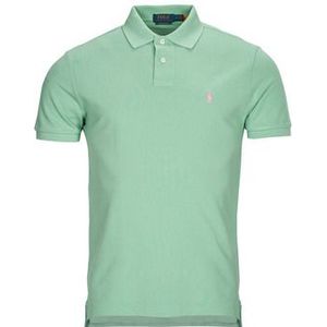 Polo Ralph Lauren  POLO AJUSTE DROIT EN COTON BASIC MESH  Shirts  heren Groen