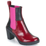 Art - 1762 - Dameslaarzen - Zwart Brons - Rubber Hak