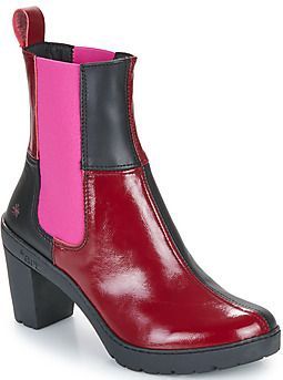 Art - 1762 - Dameslaarzen - Zwart Brons - Rubber Hak