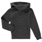 POLO RALPH LAUREN - Hoodie - Grijs - Geruwd Molton Materiaal