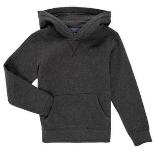 POLO RALPH LAUREN - Hoodie - Grijs - Geruwd Molton Materiaal