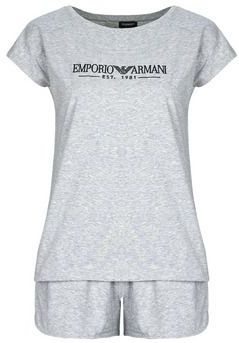 Emporio Armani - NIGHTWEAR PYJAMA - Pyjama - Grijs