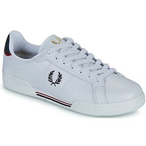 Fred Perry  B722 LEATHER  Sneakers  heren Wit