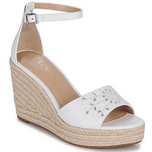Lauren Ralph Lauren  HAANA-ESPADRILLES-WEDGE  sandalen  dames Wit