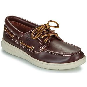 Timberland, Heren, Schoenen, Paars, Maat: 39 1/2 EU Leer,