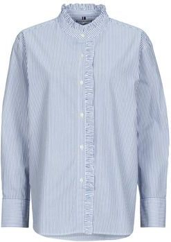 TOMMY HILFIGER Blouse  blauw / wit