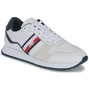 Tommy Hilfiger  RUNNER EVO LEATHER  Sneakers  heren Wit