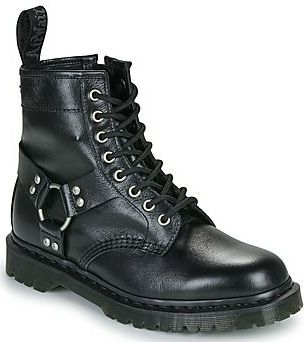 Dr. Martens - 1460 HARNESS 8 EYE BOOT - Laarzen - Zwart