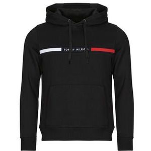 TOMMY HILFIGER Sweatshirt  donkerblauw / rood / zwart / wit