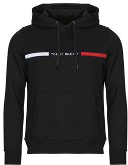 TOMMY HILFIGER Sweatshirt  donkerblauw / rood / zwart / wit