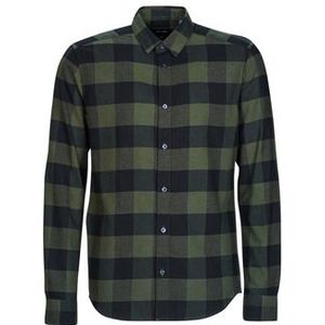 Only &amp; Sons  ONSGUDMUND LIFE LS CHECKED SHIRT  overhemden  heren Kaki