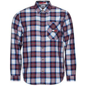 Tommy Jeans  TJM RELAXED FLANNEL SHIRT  overhemden  heren Multicolour