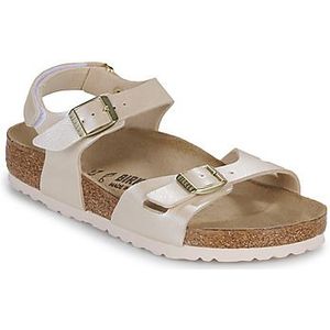BIRKENSTOCK  Rio AS Kids BF Graceful Pearl White  sandalen  kind Beige