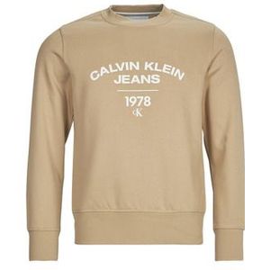 Calvin Klein Jeans  VARSITY CURVE CREW NECK  Truien  heren Beige
