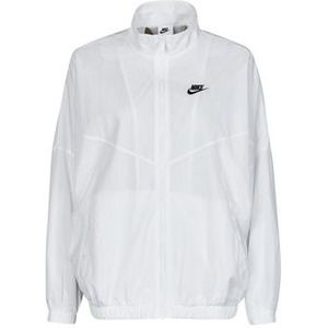 Nike  ESSNTL WR WVN JKT  Jassen  dames Wit