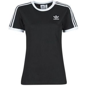 adidas  3 STRIPES TEE  Shirts  dames Zwart