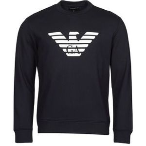 Emporio Armani - Modal-Cotton Sweatshirt - Blauw - Heren