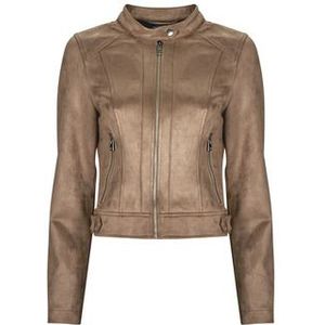 Vero Moda  VMJOSE MARI SHORT FAUX SUEDE JACKET BOOS  jassen  dames Bruin