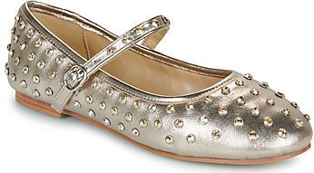 Alma EN Pena - Ballerina - Geel - Dames - Platte Schoen met Strass-steentjes