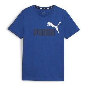 Puma  ESS+ 2 COL LOGO TEE B  Shirts  kind Blauw