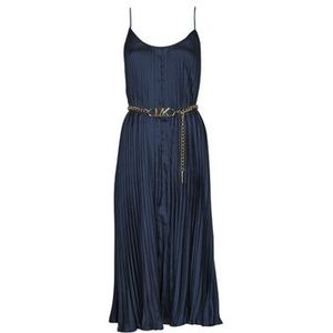 MICHAEL Michael Kors  PLEATED SLIP MIDI DRESS  jurken  dames Marine