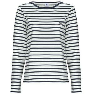 Petit Bateau - Marineshirt - Blauw - Lange Mouwen - Katoen