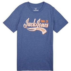 Jack &amp; Jones  JJELOGO TEE SS NECK 2 COL 23/24 NOOS JNR  Shirts  kind Marine