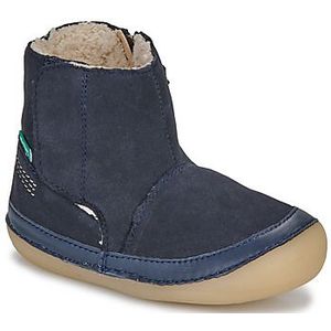 Kickers Sokifaune - Babylaarsjes - Zacht Leer - Met Dierenmotief