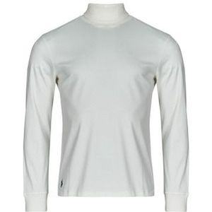 Polo Ralph Lauren  T-SHIRT PIMA COTON COL CHEMINEE  Shirts  heren Wit