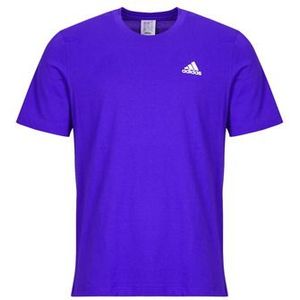 adidas  Essentials Single Jersey Embroidered Small Logo T-Shirt  Shirts  heren Blauw