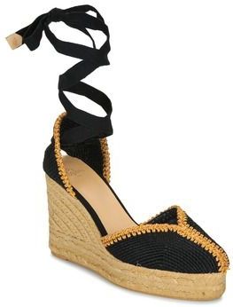 Castañer, Dames, Schoenen, Zwart, Maat: 35 EU Jute,