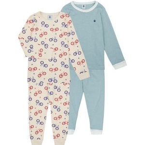 Petit Bateau  PYJAMA PETIT BATEAU PACK X2  Pyjama's / nachthemden kind Multicolour