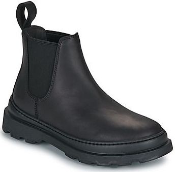 Brutus - K400818-001 - Leren Enkellaarsjes - Zwart - Casual