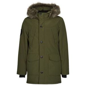 Superdry  EVEREST FAUX FUR HOODED PARKA  jassen  heren Kaki