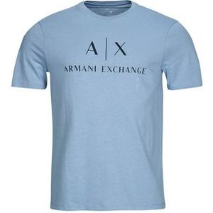 Armani Exchange  T-SHIRT  Shirts  heren Blauw