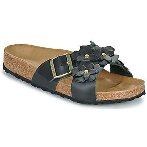 BIRKENSTOCK  Siena Flowers LE Black  slippers  dames Zwart