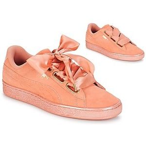 Puma  WN SUEDE HEART SATIN.DUSTY  Sneakers  dames Oranje