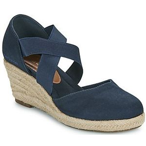 Tom Tailor - 5390090020 - Sandalen met Sleehak - Marineblauw