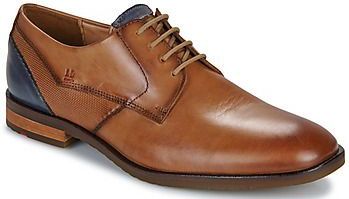 LLOYD - Domino - Veterschoen - Navy/Bruin - Gevoerd - Blokhak