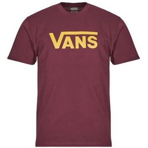 Burgundy T-shirt - Katoen - Korte Mouwen - Ronde Hals