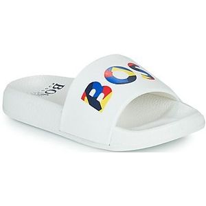 BOSS  J29292  Teenslippers  kind Wit