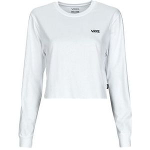 Vans  JUNIOR V LS CROP  Shirts  dames Wit