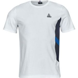 Le Coq Sportif  SAISON 1 TEE SS N°1 M  Shirts  heren Wit