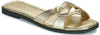 Love Moschino - FILLED HEART MULE - Slippers - Goud