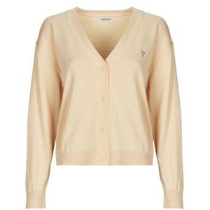 Guess  GJ LS VN MINI TRIANGLE CARDI  Vesten  dames Beige