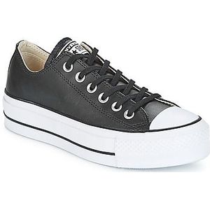 Converse  CHUCK TAYLOR ALL STAR LIFT CLEAN OX LEATHER  Sneakers  dames Zwart