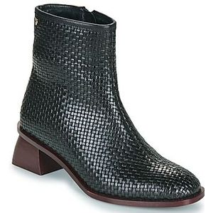 Gioseppo - Bexley - Enkellaarsjes - Handgeweven Leer - Hakhoogte 4.5 cm - Schachthoogte 15 cm