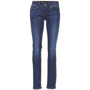 G-Star Raw  MIDGE SADDLE MID STRAIGHT  Broeken  dames Blauw