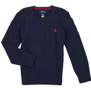 Polo Ralph Lauren  LS CABLE CN-TOPS-SWEATER  Truien  kind Marine